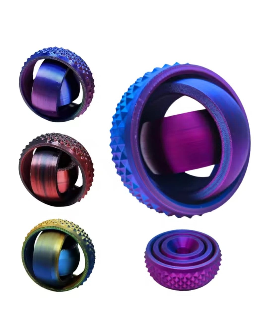 Nowa, 3D Wydrukowana Zabawka - Rotująca Kula, Ulga dla Nerwów 🌀