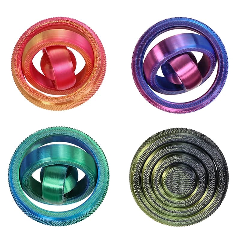 Zabawka 3D: Rotacyjna Kula, Żyroskop do Palców, Ulga dla Nerwów 🌀