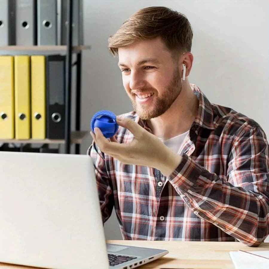 Wydrukowana Zabawka Antystresowa 3 D - Kula Obracająca się na Palcu 🌀 Obrót grawitacyjny Ulga w niepokojach